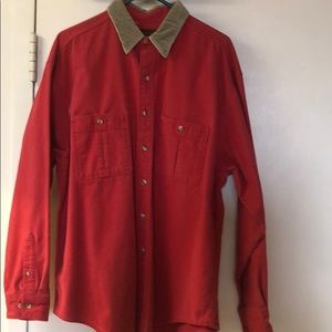 Vintage Eddie Bauer Shirt/Corduroy Neck XL